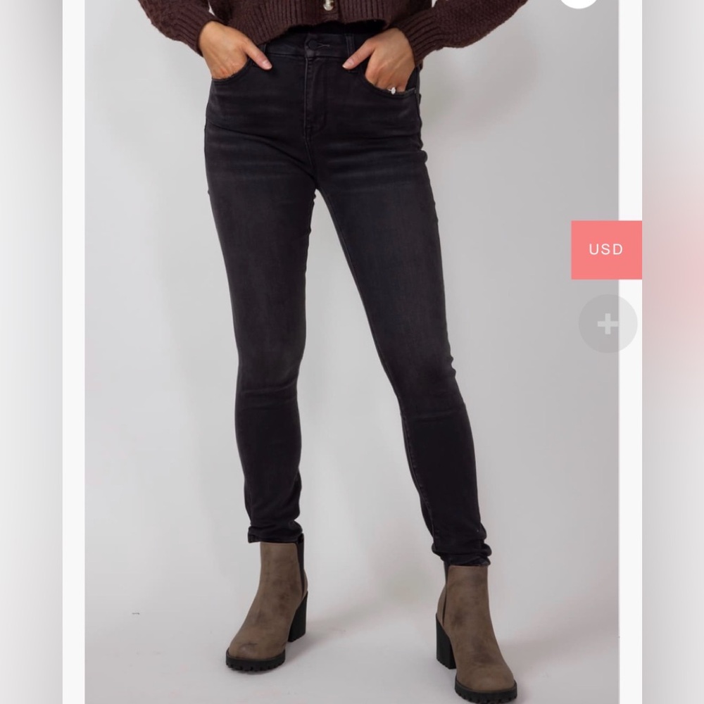 Mica Black Skinny Jeans for Women